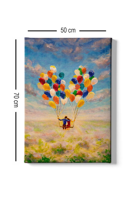 Wallity Kanvas Tablo (50 x 70) - 103 Multicolor